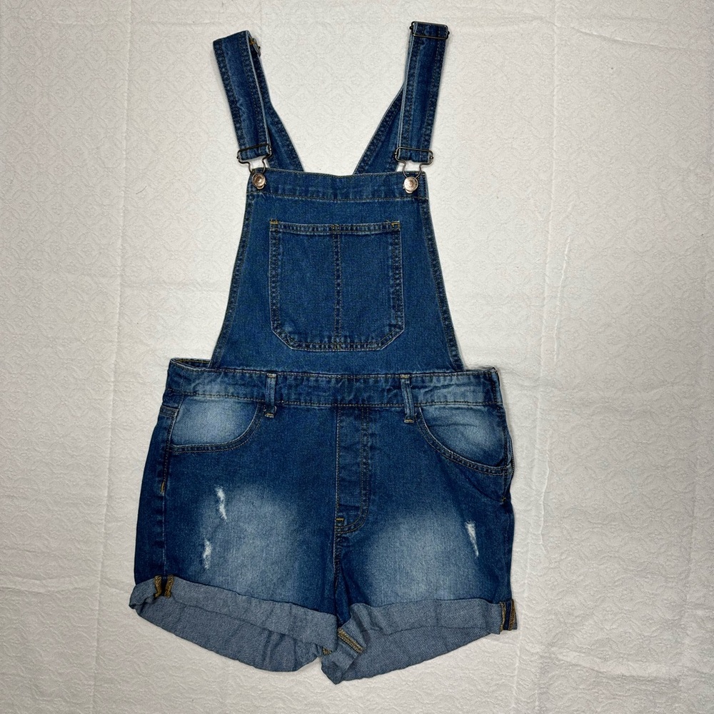 Forever 21 Denim Overalls Womens Size 27 Shorts